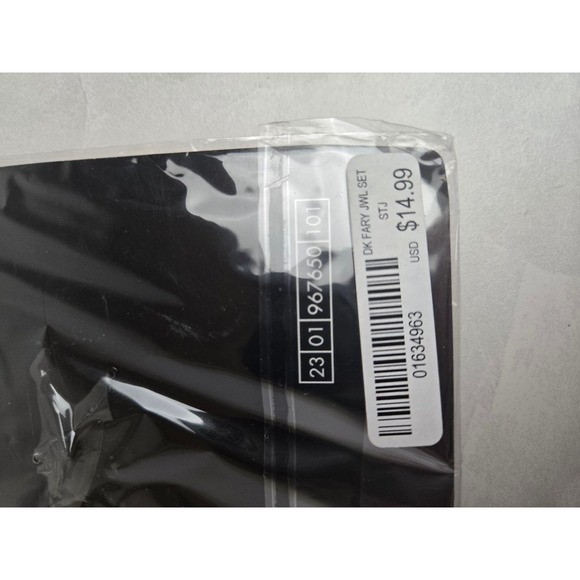 Spirit Halloween Doll Curls White Wig & Fairy Jewelry‎ Costume Set Adult 14+ - Picture 11 of 13